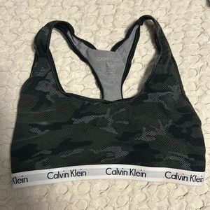 Calvin klein pixel camo bra small
